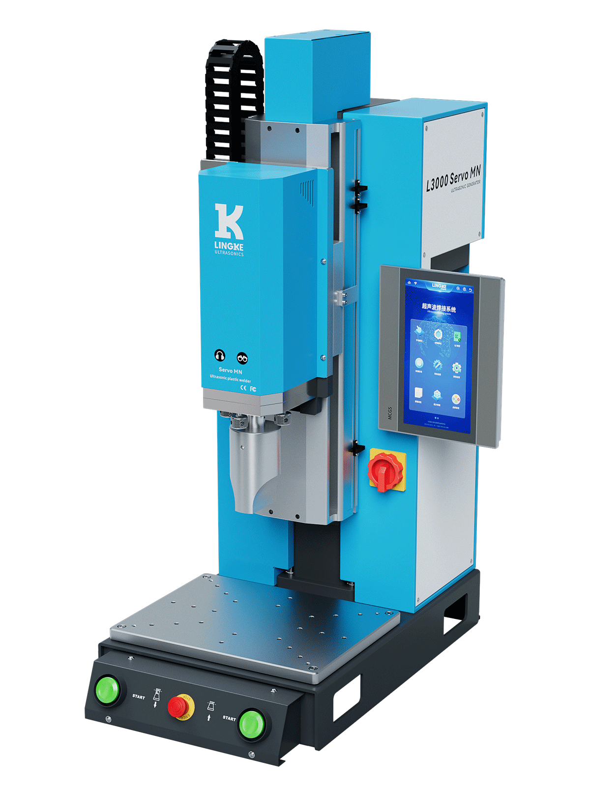 靈科伺服超聲波塑料焊接機(jī) 15kHz-2600/3200W L3000 Servo MN